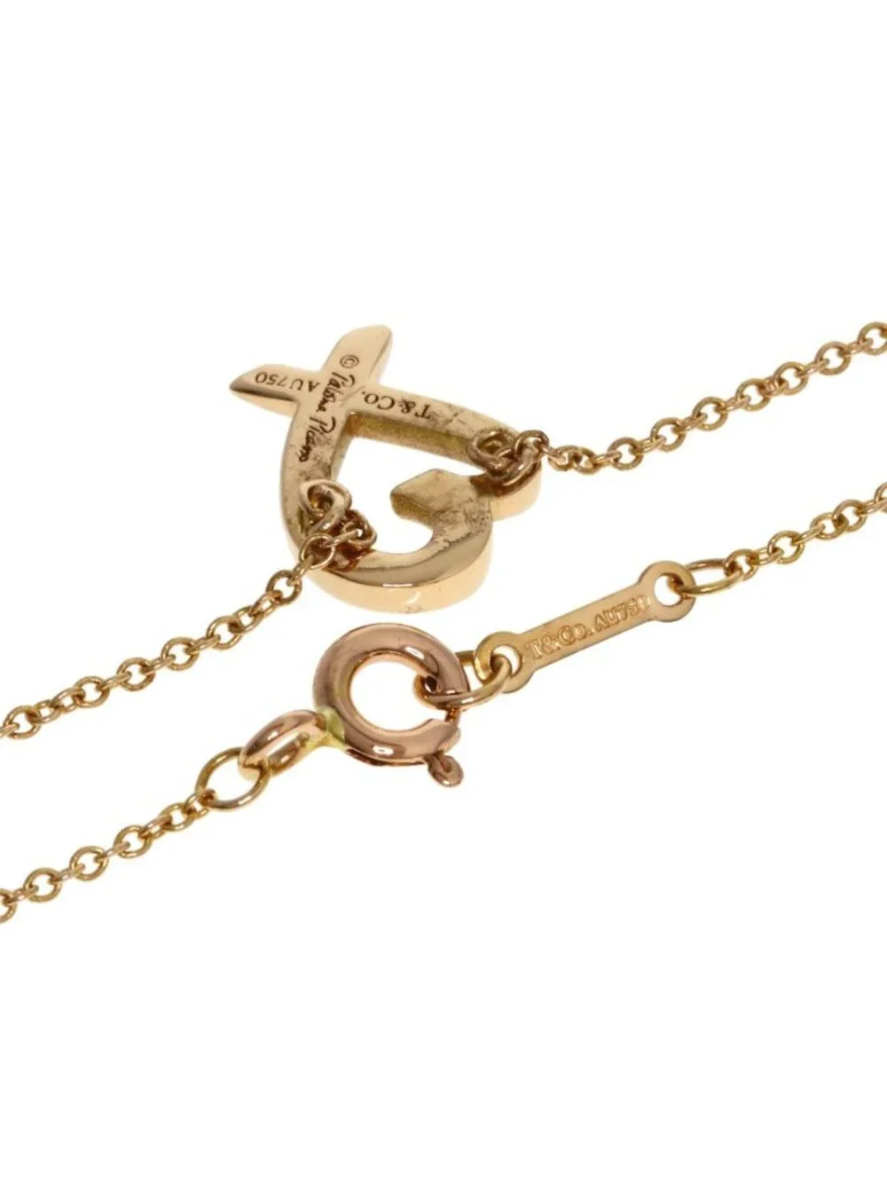 Tiffany & Co Loving Heart Necklace 18k Pink Gold